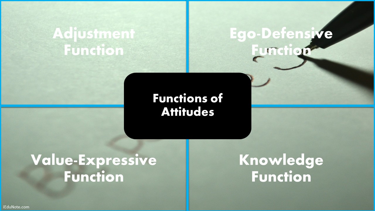 Functions of Attitudes
