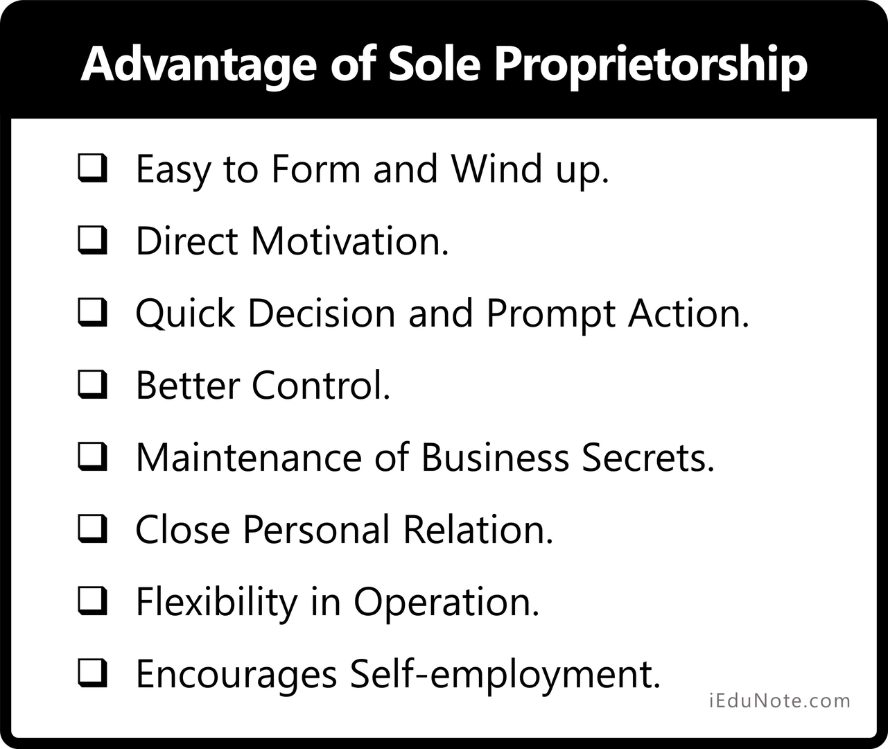 Advantage of Sole Proprietorship - What gives Sole Proprietor an Advantage Over Giants?
