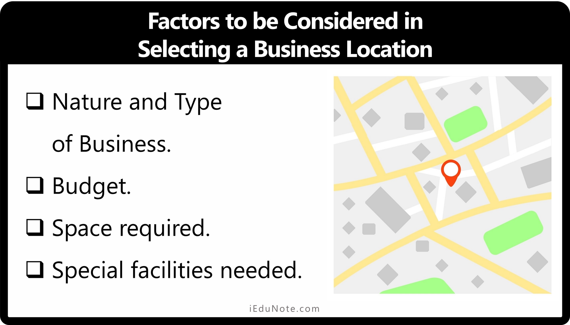 Factors to be Considered in Selecting a Business Location Factors to be Considered in Selecting a Business Location