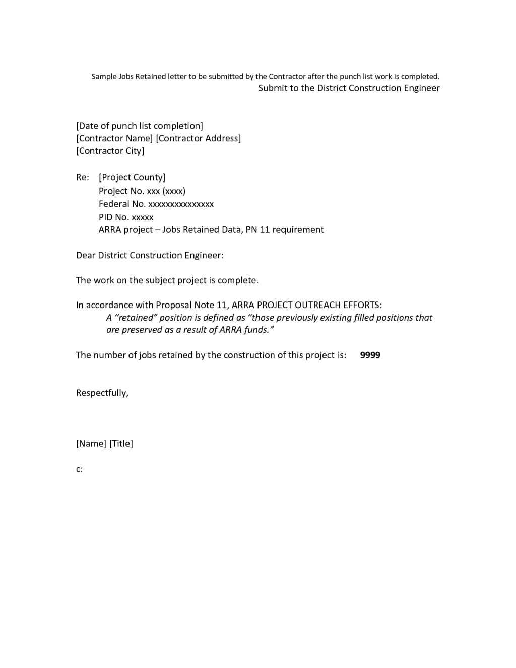 letter of indemnity sample shipping