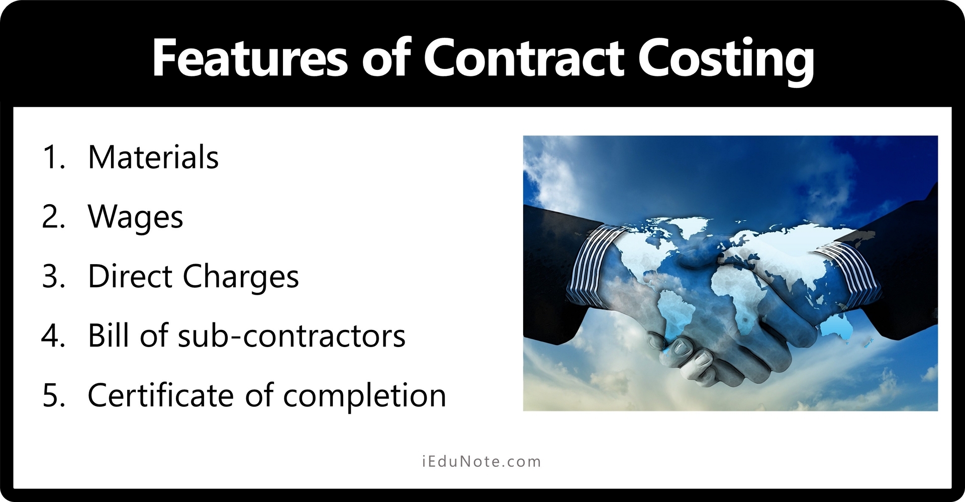 Features of Contract Costing Features of Contract Costing