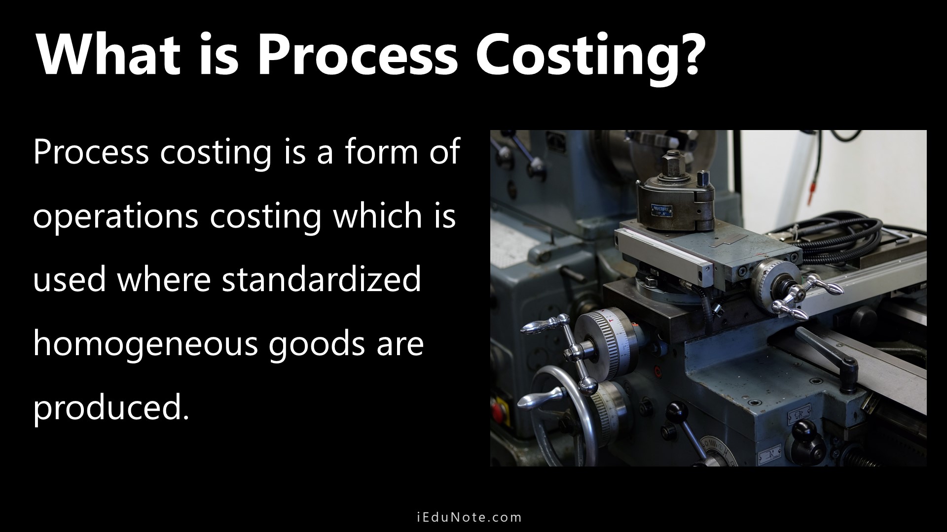 what is process costing