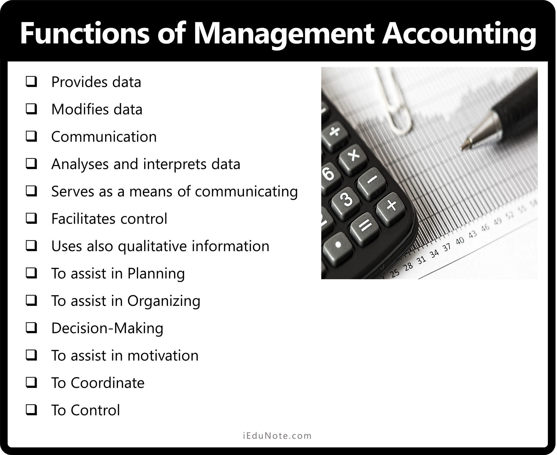 Functions of Management Accounting