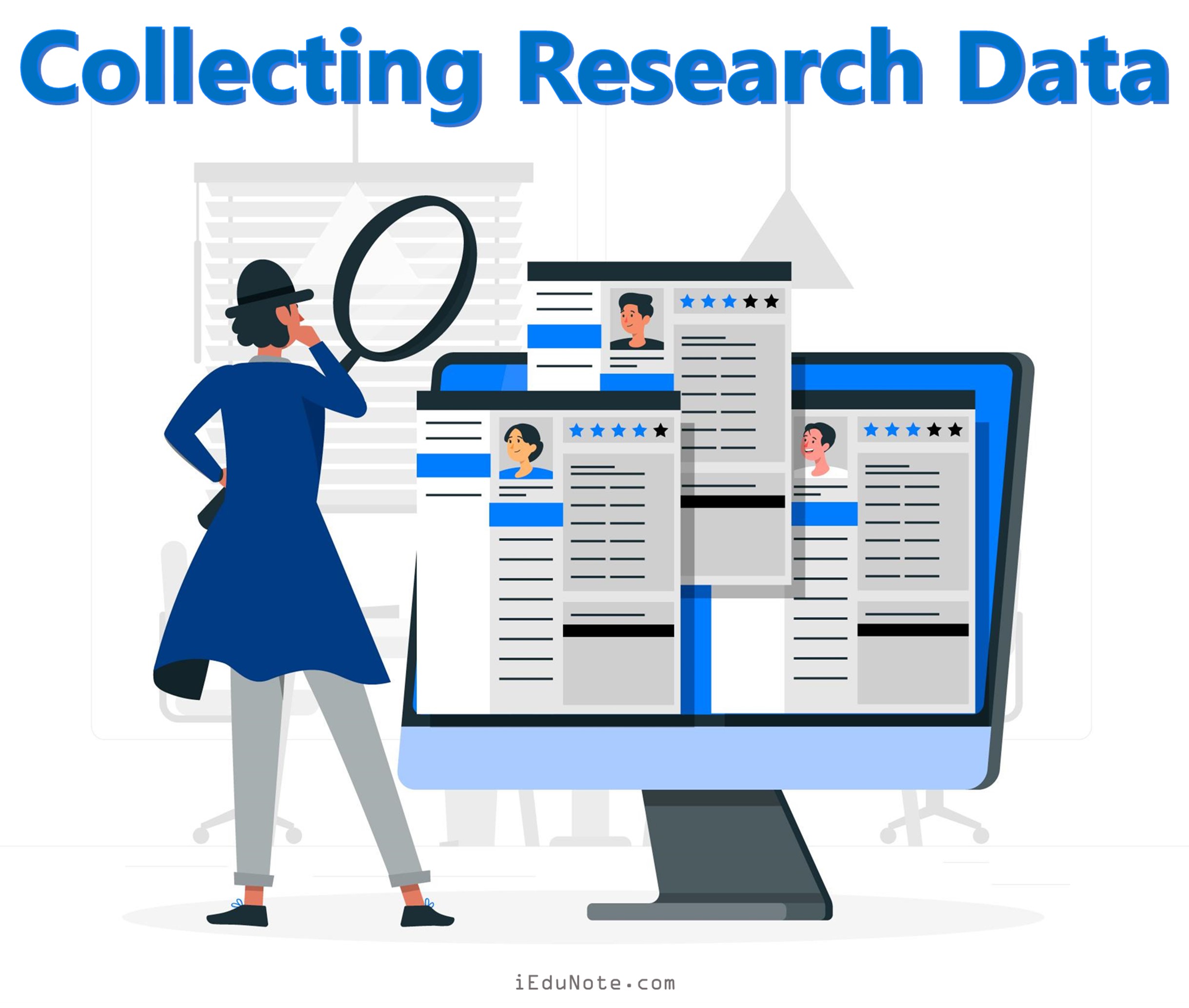 collect data from the research sample