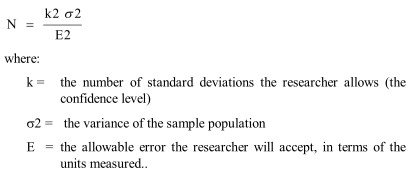 sample size determination