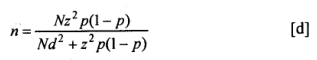 Sample size when estimating a population proportion example - 4