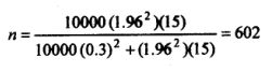 sample size for estimating the population mean example