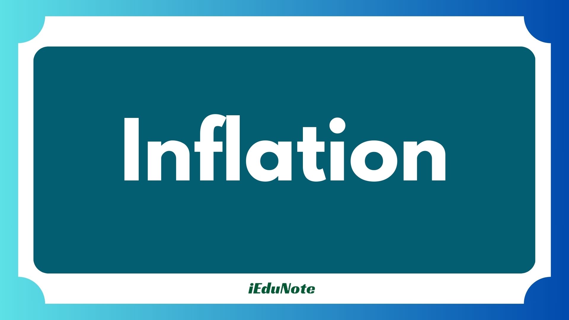 inflation