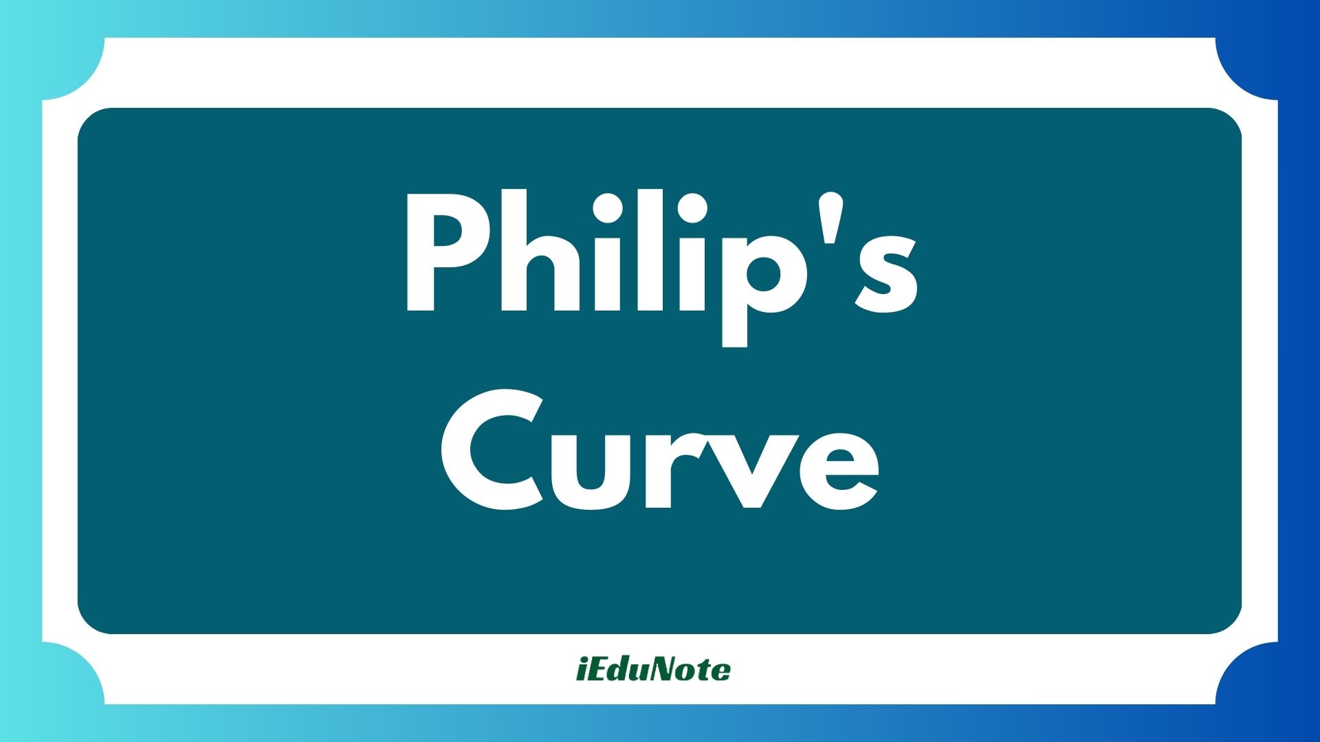 philips curve