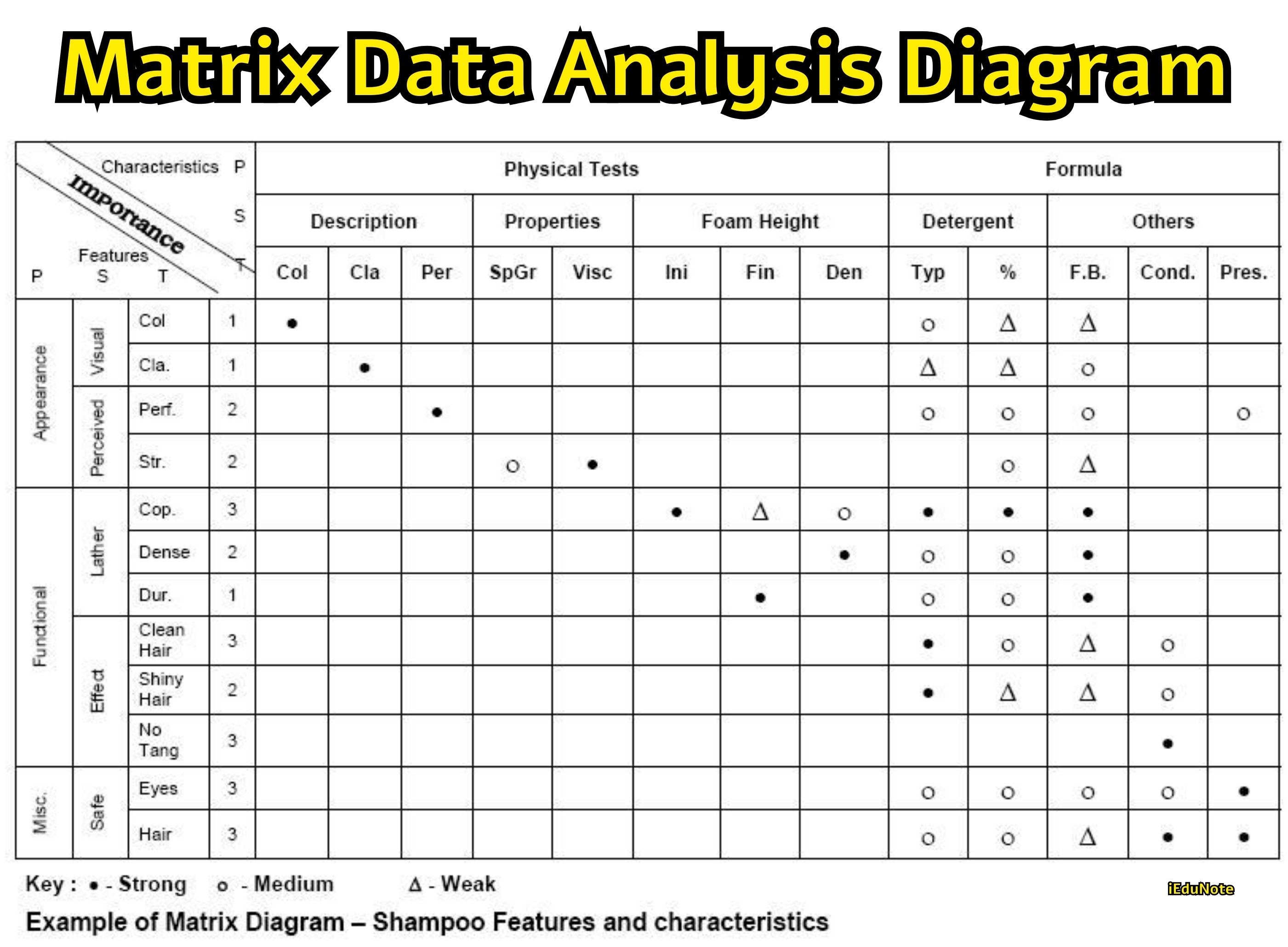 Matrix Data Analysis Diagram