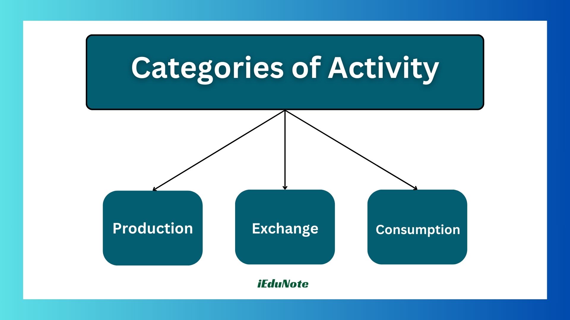 Categories of Activity